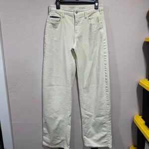 Pilcro Straight Leg Size 28 White Denim Jean